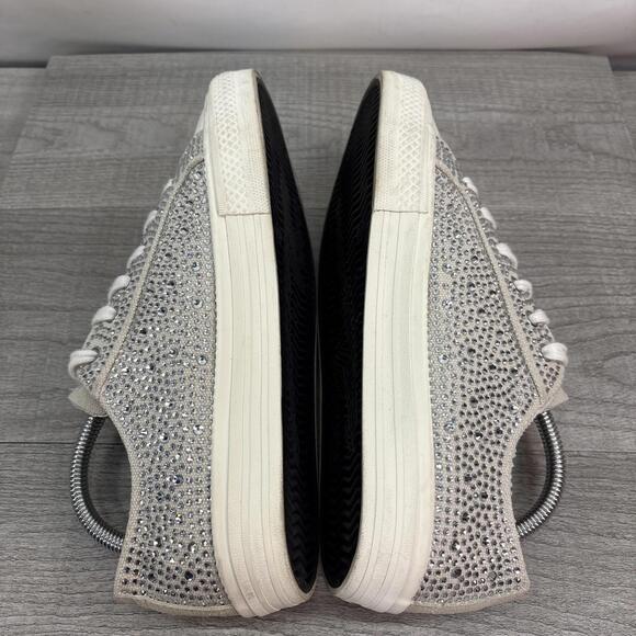 Vintage Havana Jenny Sneakers - Silver Rhinestones (Size 8.5) - Picture 5 of 11